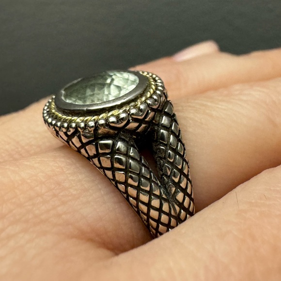 Andrea Candela Topaz Cable Ring - Picture 2 of 7